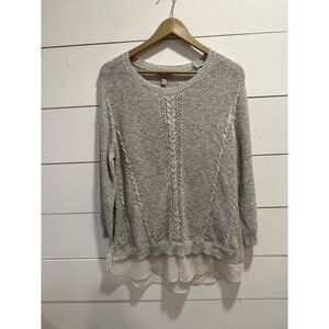 NWT Roz & Ali Dressbarn Sweater XL
